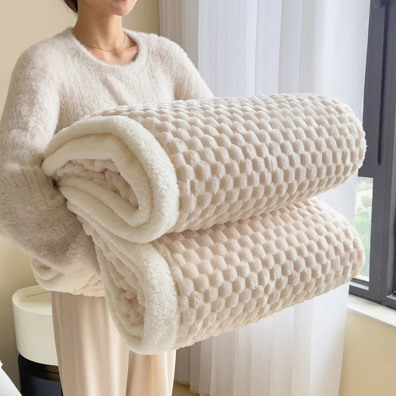 Cozy Cloud Sherpa Throw